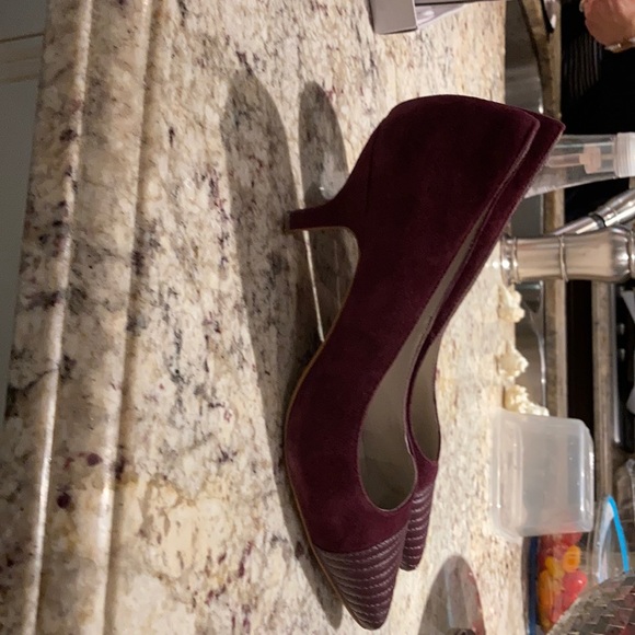 Steven  by Steve Madden Burgundy pumps. - Picture 2 of 5